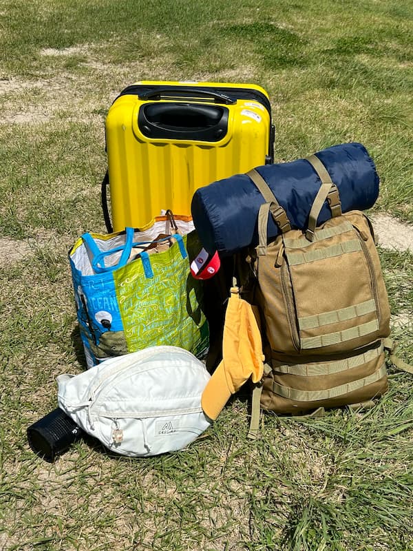 キャンプに持っていった荷物