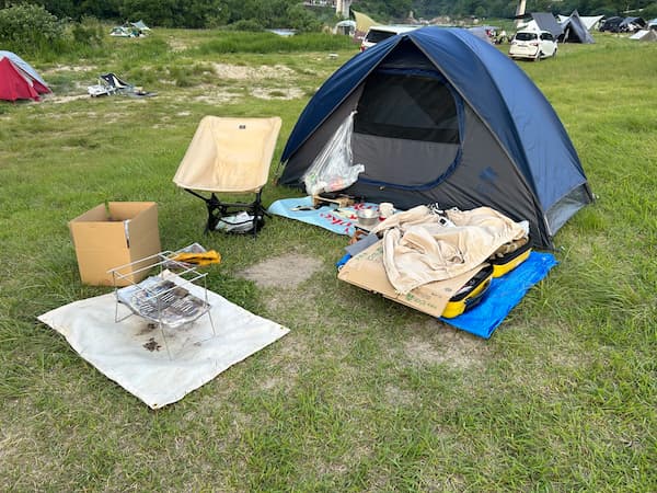 キャンプ風景