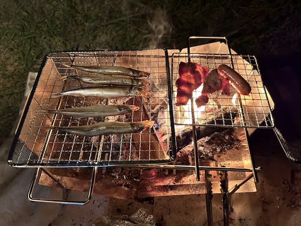 BBQの様子